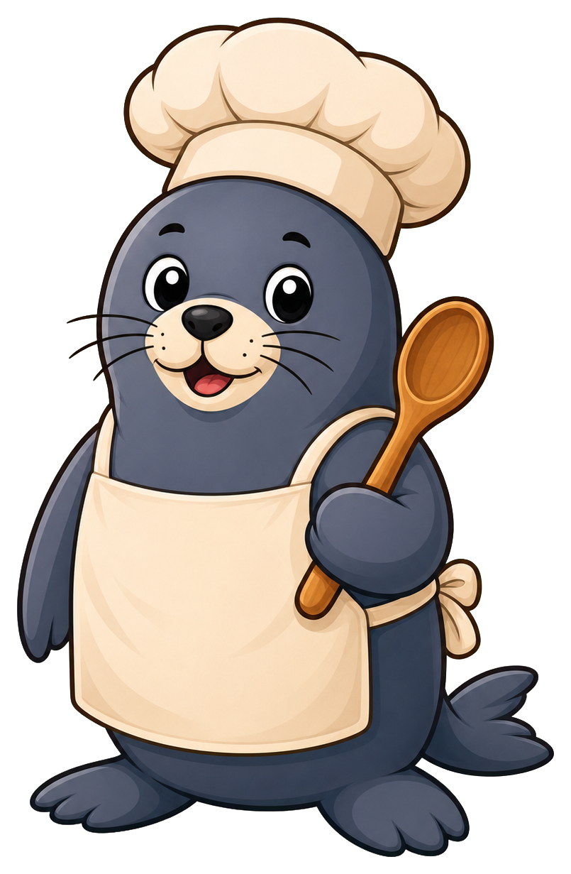 Preview for Seal Chef Sticker For Pizap Designs