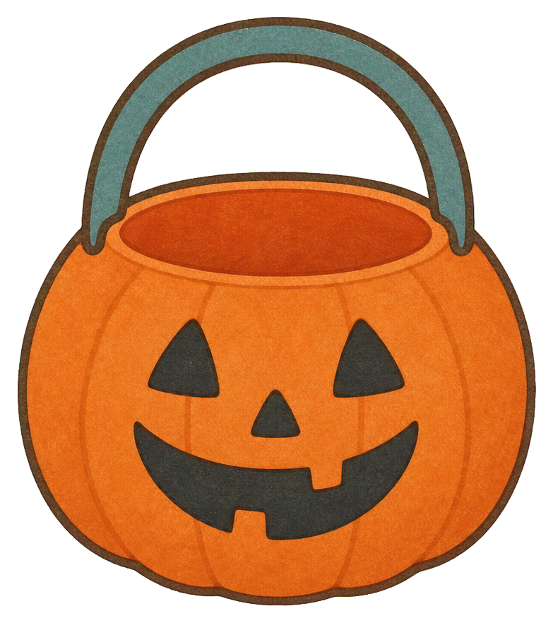Preview for Pumpkin Halloween Candy Pail Sticker