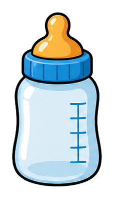 Preview for Baby Bottle Sticker For Nursery Designs