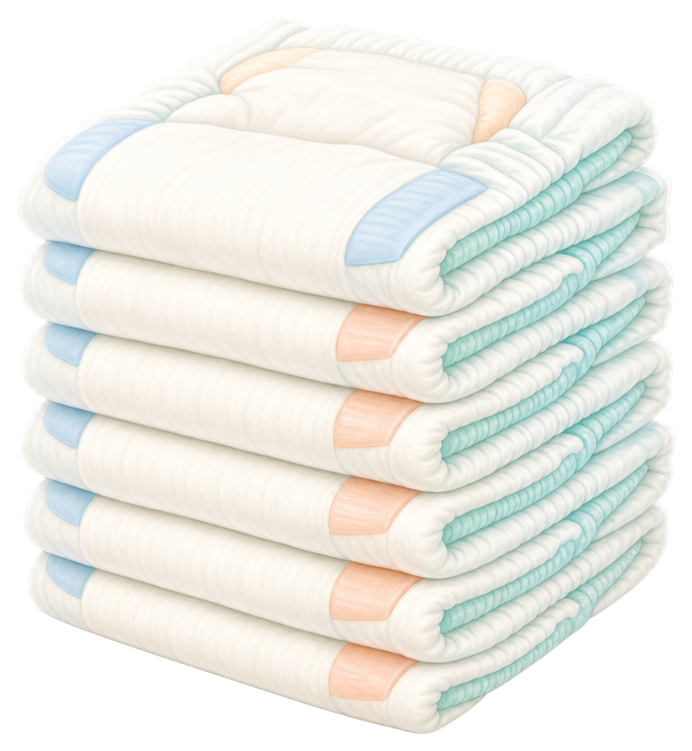 Preview for Stacked Diapers Sticker