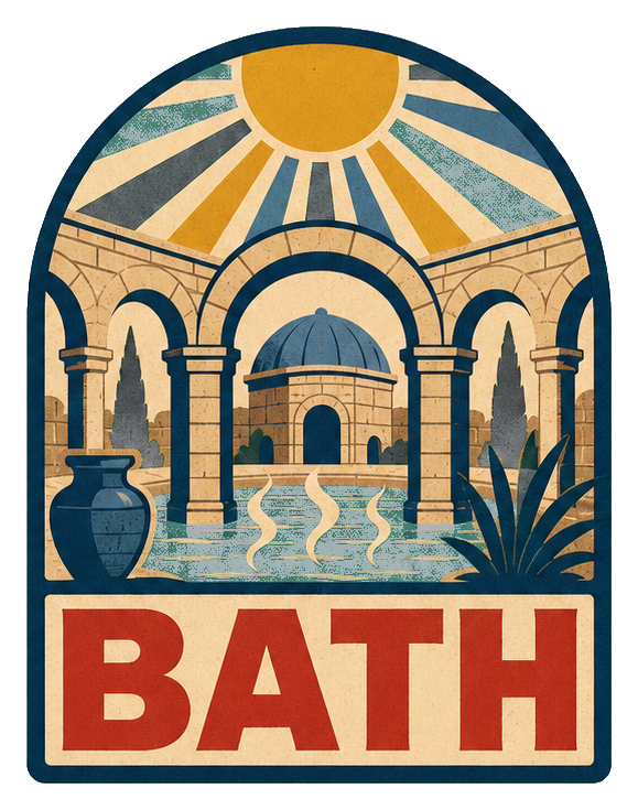 Preview for Bath Arches Retro Sticker