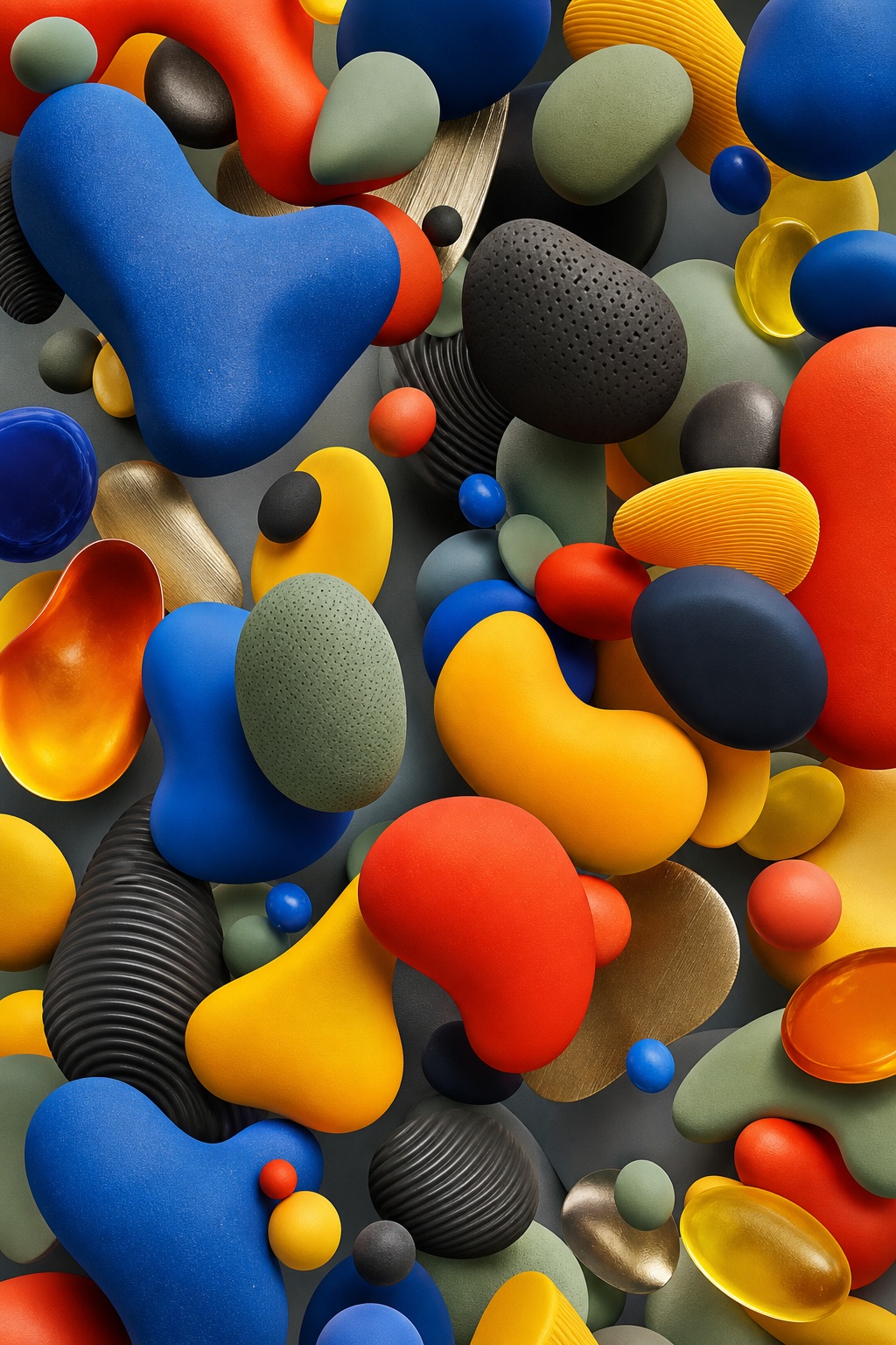 Preview for Floating Pebble Cluster Stock Background
