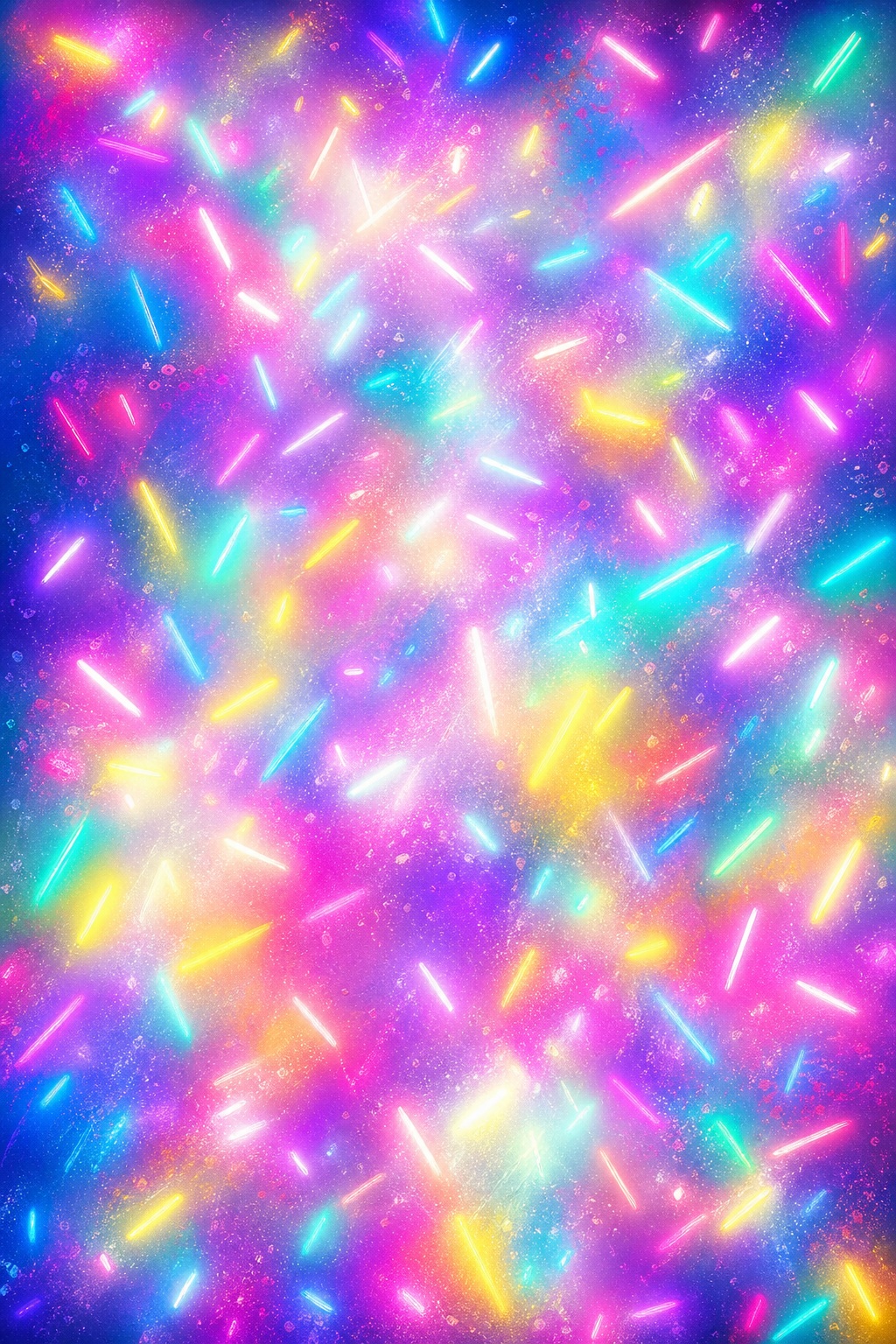 Preview for High Key Neon Broken Glow Dashes Background