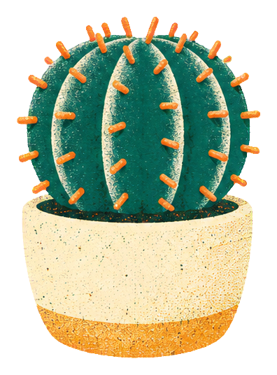 Preview for Risograph Houseplants Cactus