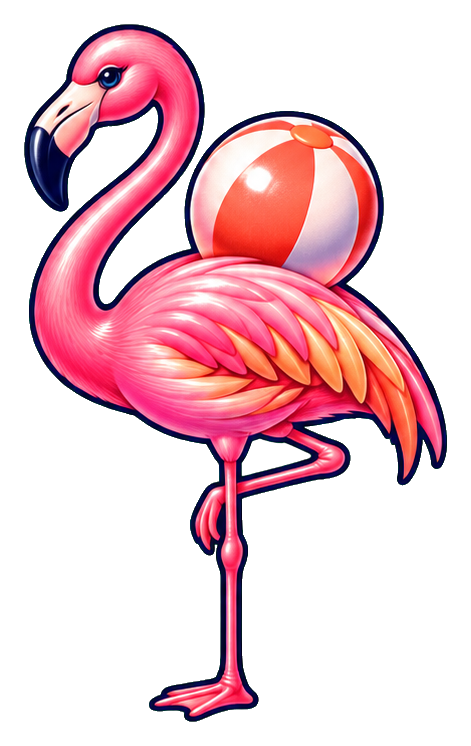 Preview for Beach Ball Flamingo