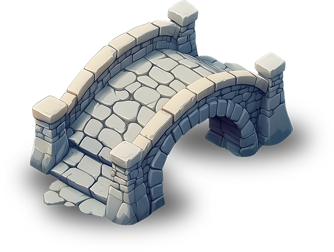 Preview for Stone-bridge-3d-model-sticker-3171c