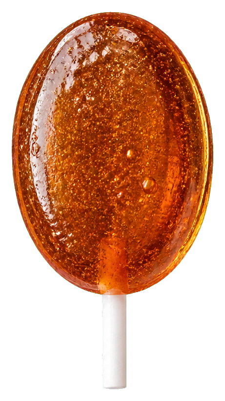 Preview for Amber Cola Oval Lollipop Sticker