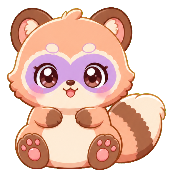 Preview for Sherbet Tanuki Pup Sticker
