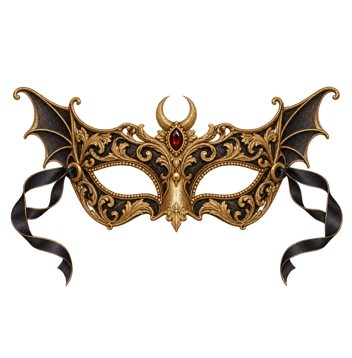 Preview for Gilded Bat Masquerade Mask Sticker
