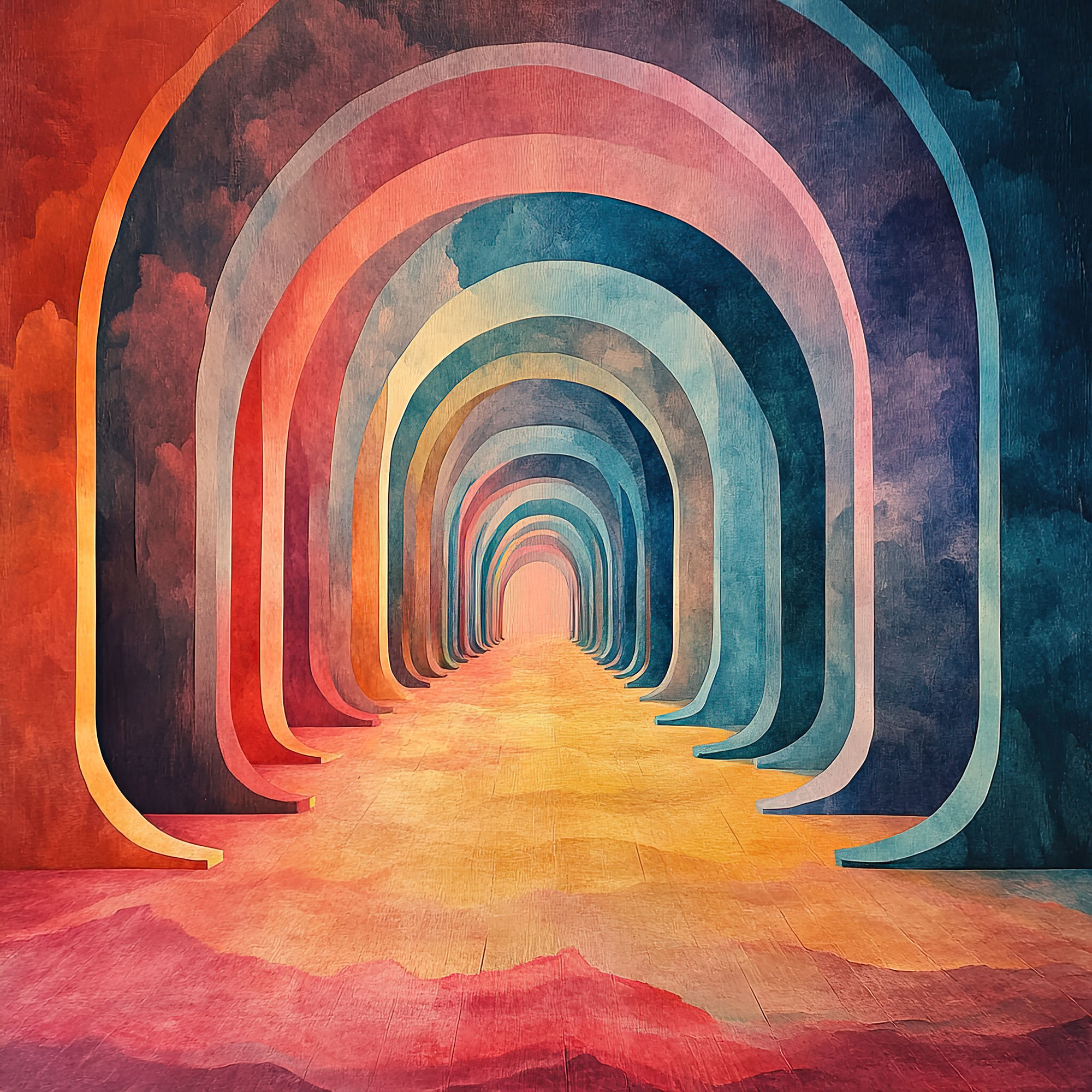 Preview for Abstract-tunnel-artwork-whimsical-backdrop-background-14914