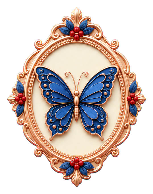 Preview for Butterfly Cameo Sticker