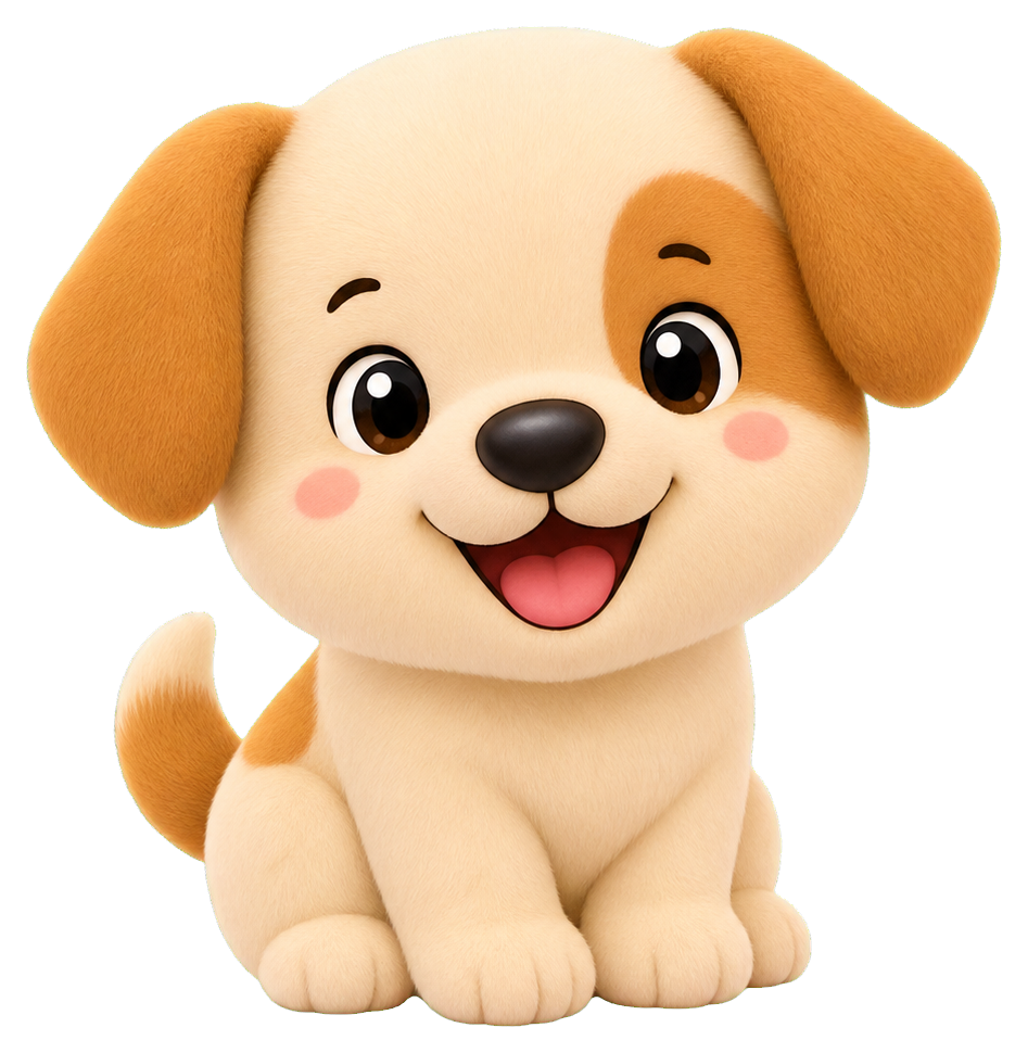 Preview for Happy Dog Sticker Graphic
