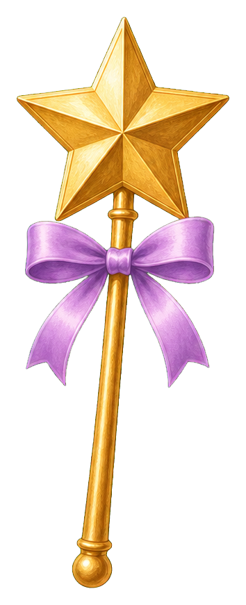 Preview for Golden Magic Wand Sticker