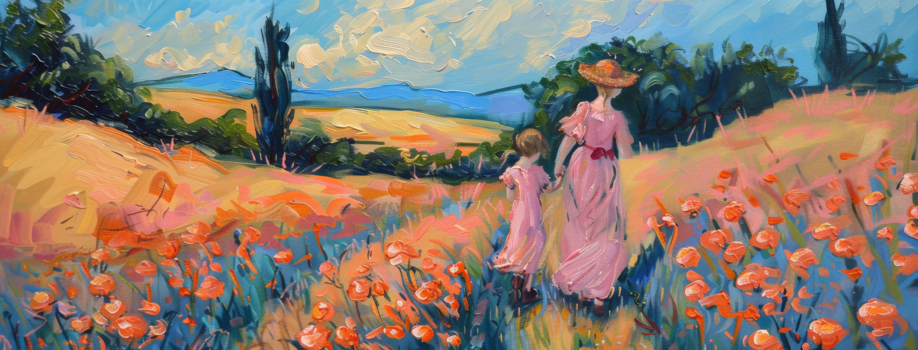 Preview for Impressionist-field-scene-mothers-day-background-dc6f9