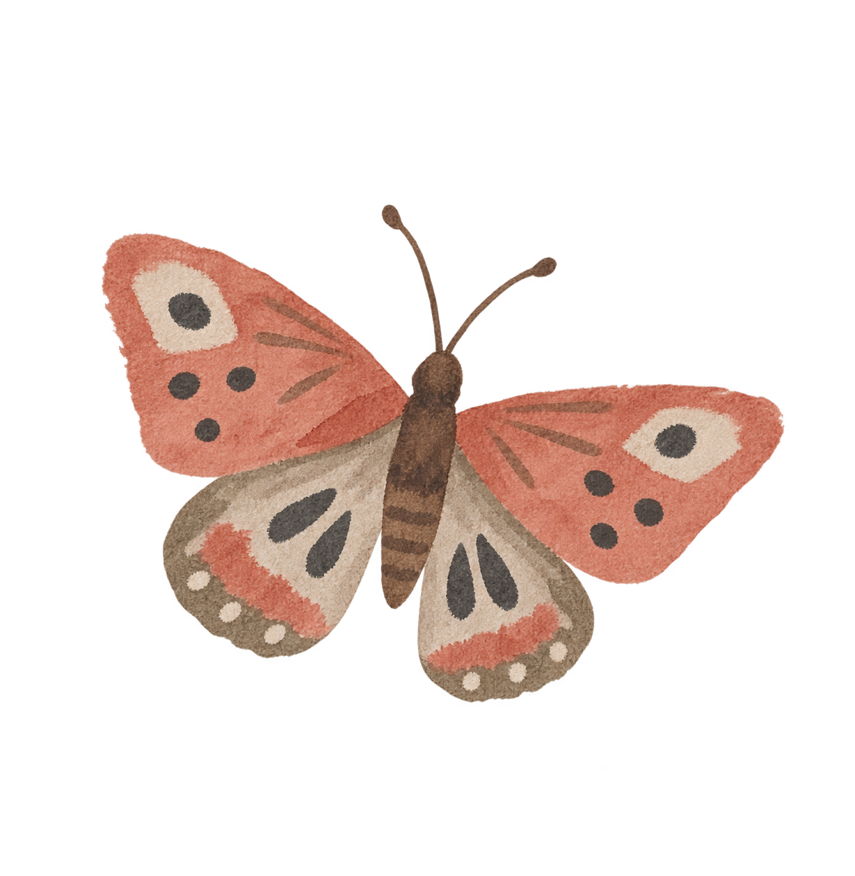 Preview for Tiny Autumn Watercolor Moth