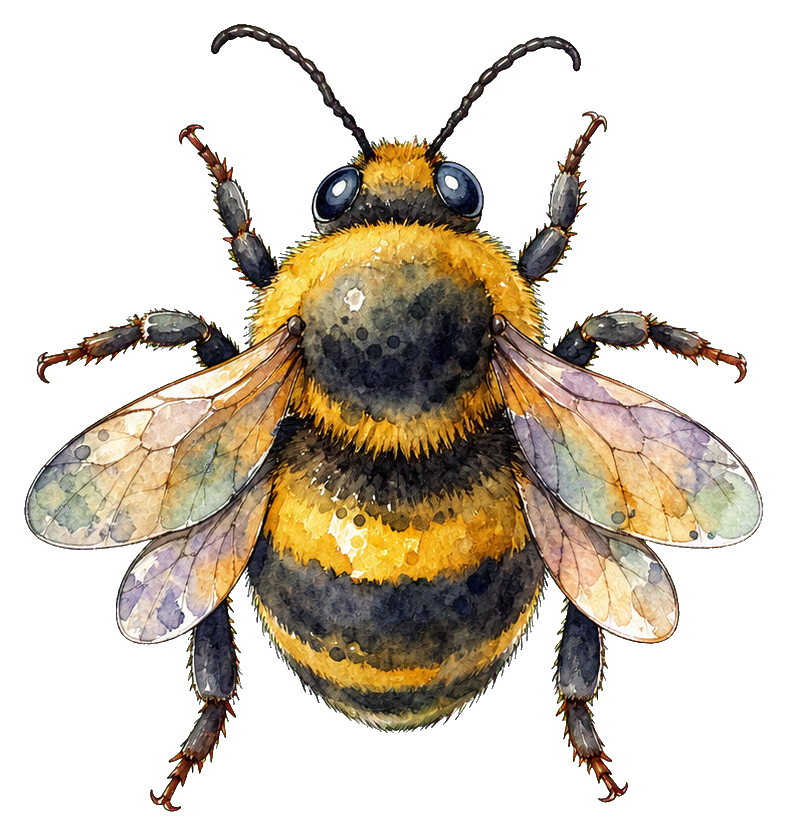 Preview for Golden Bumblebee Sticker