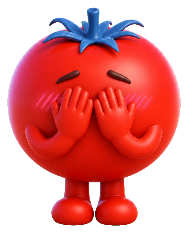 Preview for Embarrassed Tomato Sticker