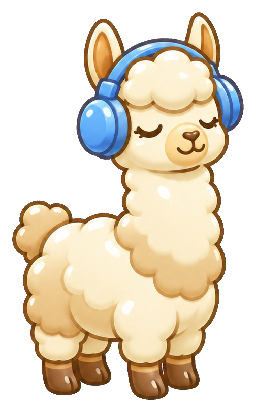 Preview for Alpaca With Headphones