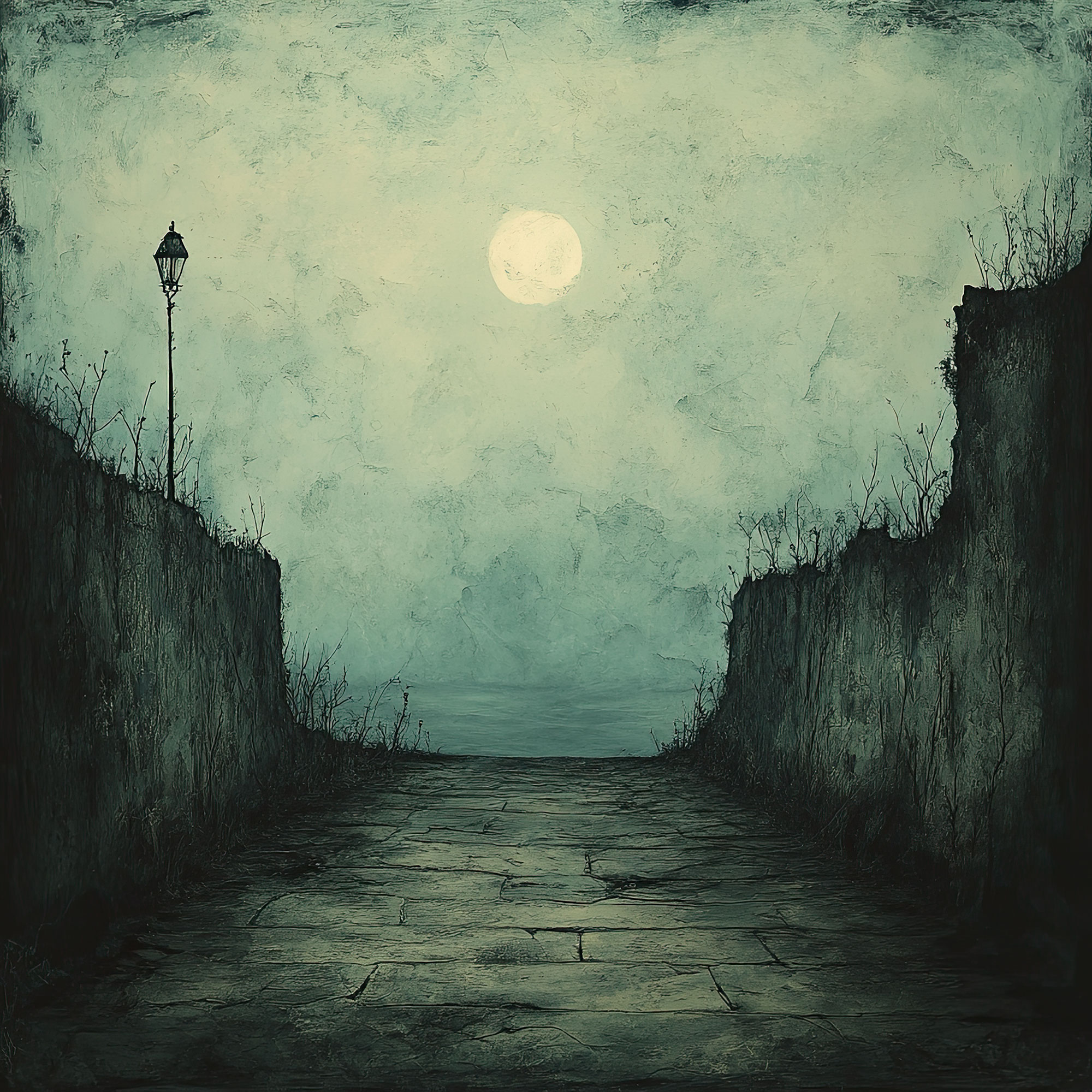 Preview for Moonlit-pathway-art-spooky-backdrop-background-dda57