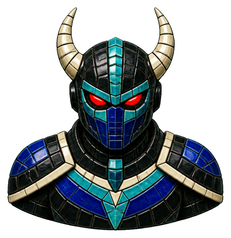 Preview for Ceramic Demon Robot Sticker