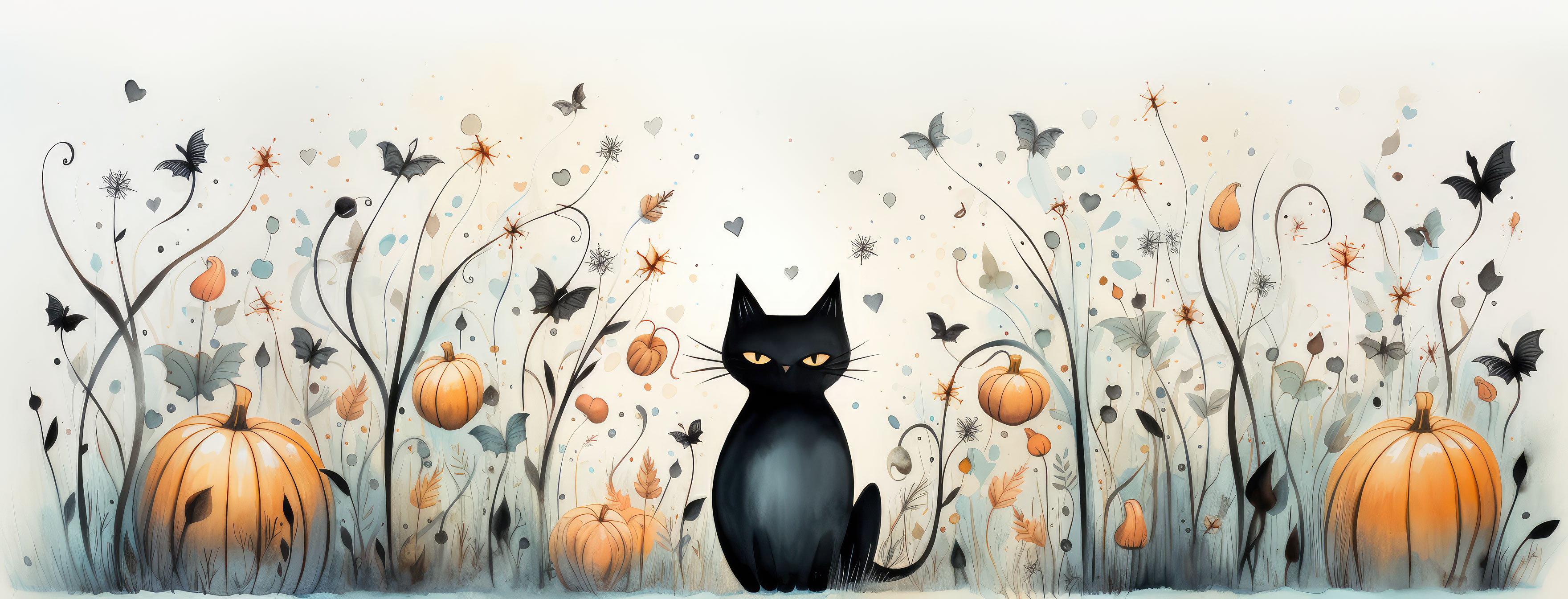Preview for Halloween-cat-illustration-halloween-cover-background-d9177