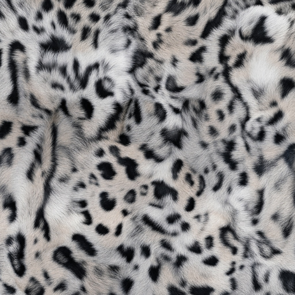 Soft black and white leopard print texture with a luxe animal pattern