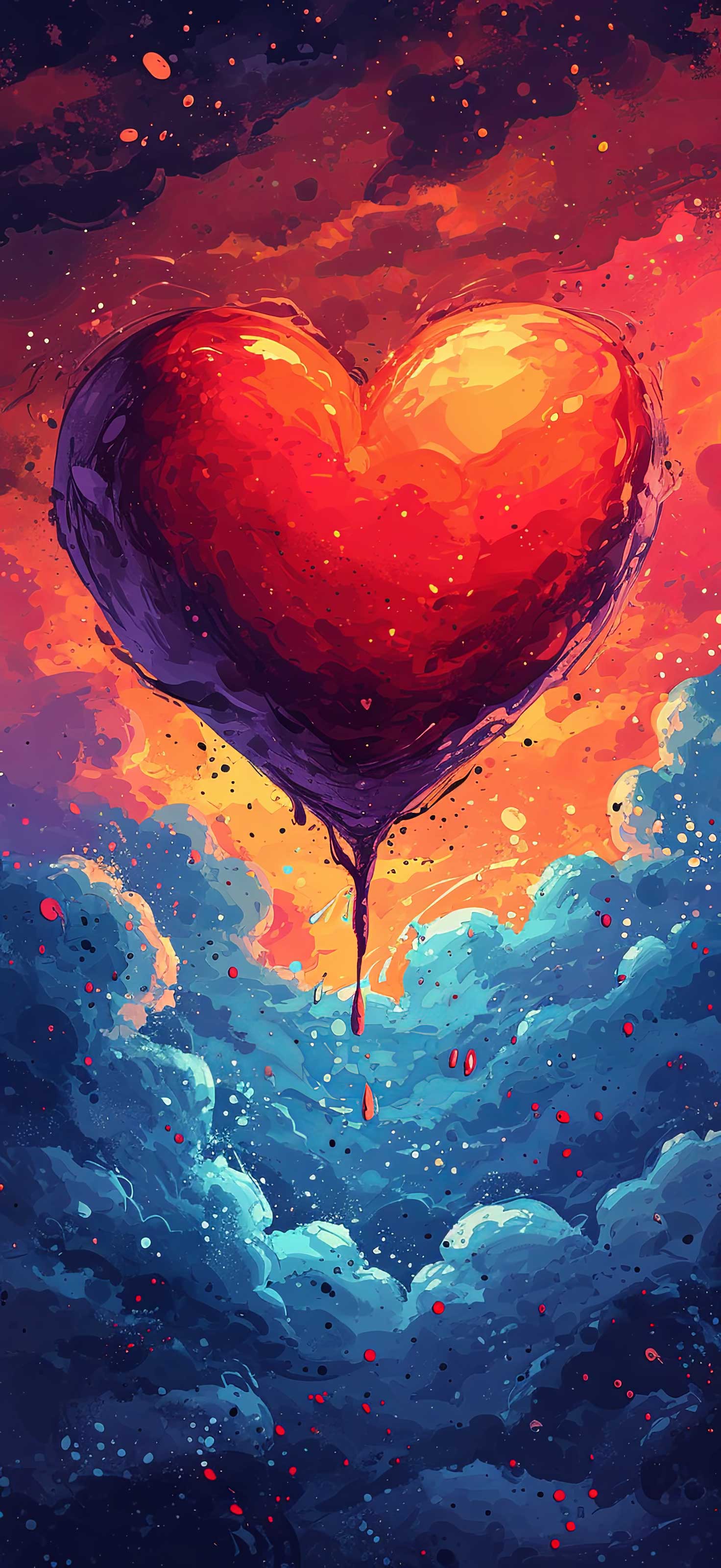 Preview for Heart-balloon-digital-art-heart-phone-background-02e52