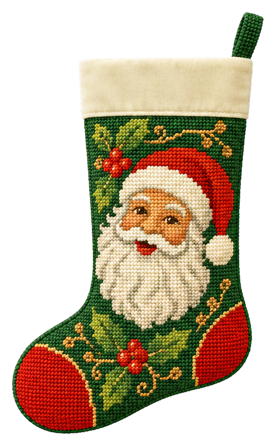 Preview for Santa Face Stocking