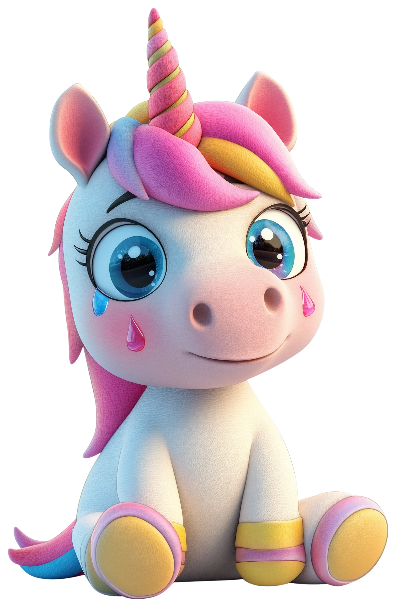 Preview for Cute Unicorn Emoji Sticker Graphic