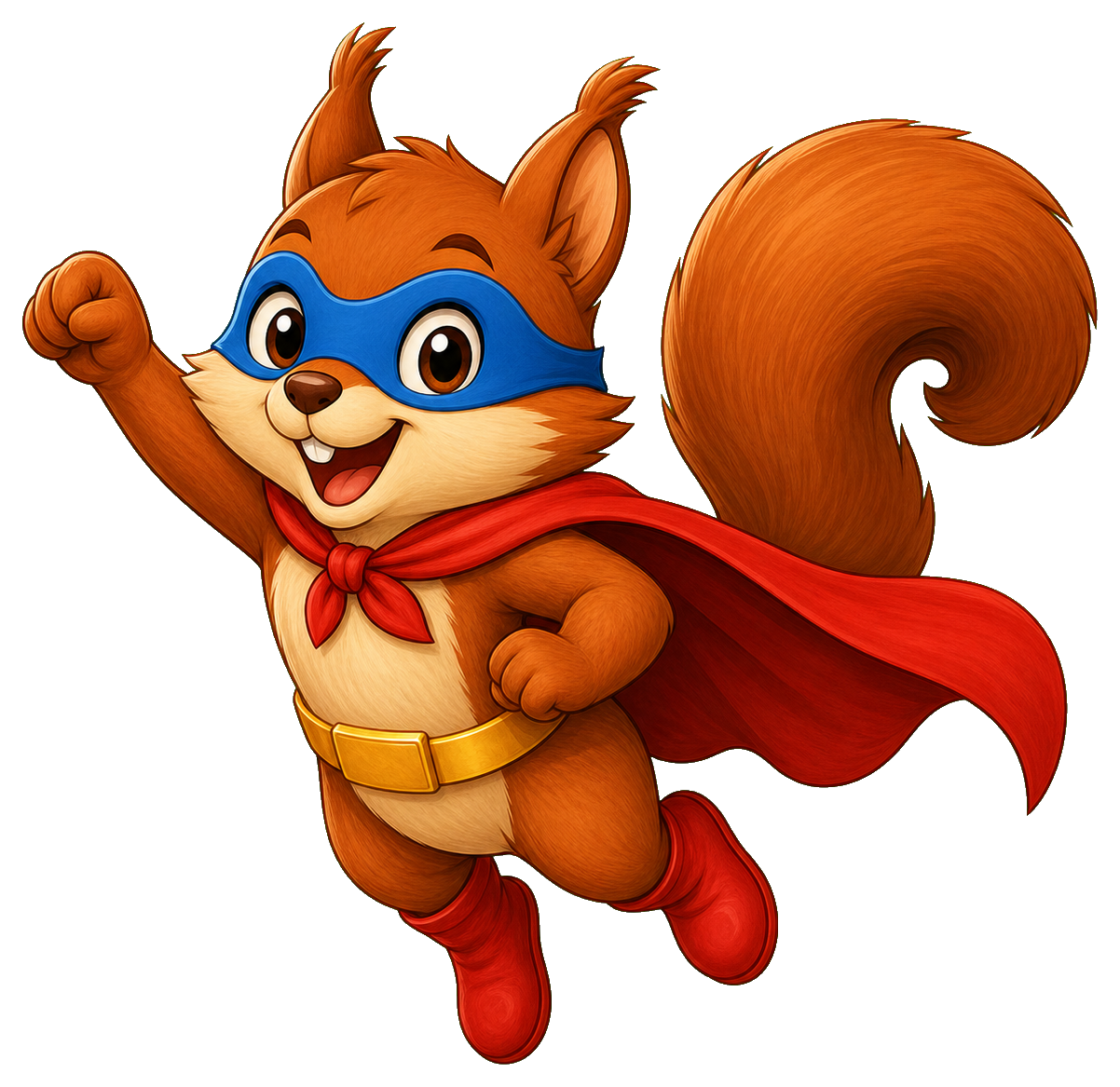 Preview for Superhero Squirrel Sticker