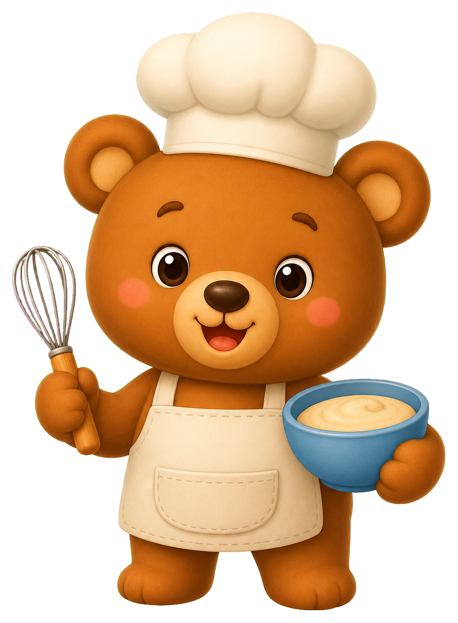 Preview for Bear Baker Hat Plain Sticker