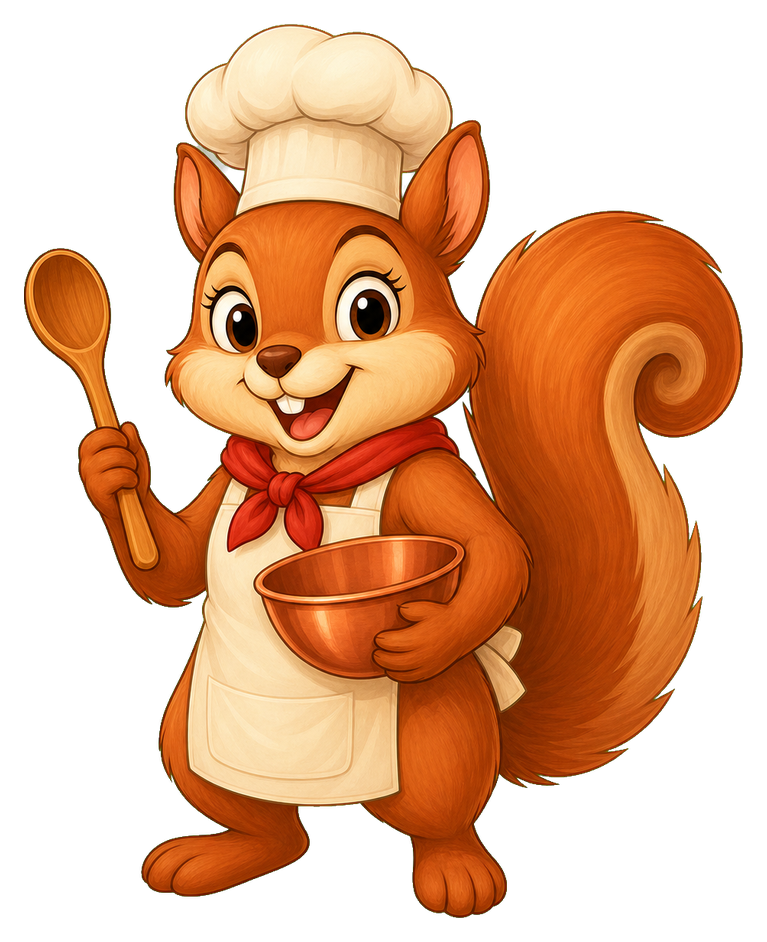 Preview for Cute Squirrel Sticker With Berry Hopper Design