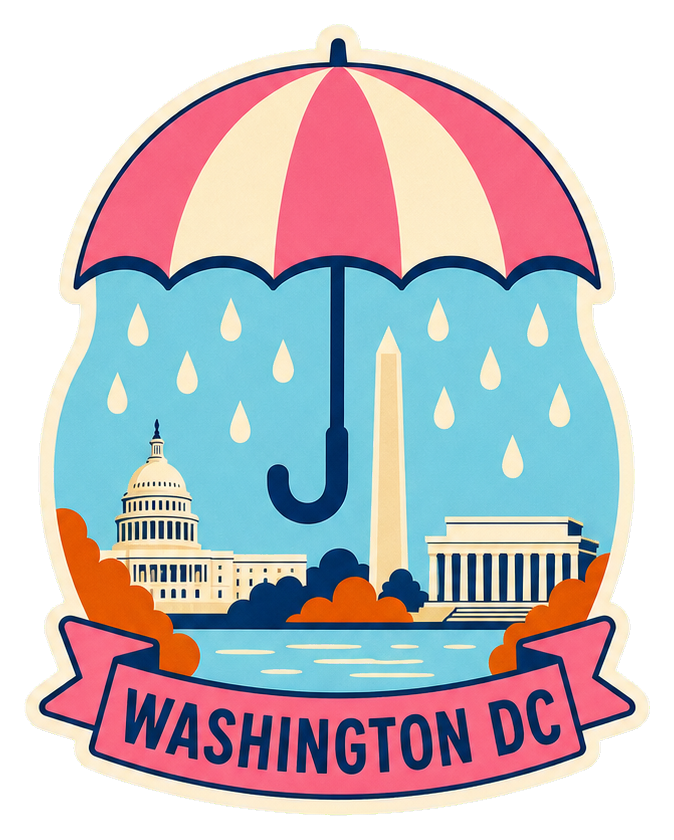Preview for Washington Dc Umbrella Sticker
