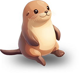 Preview for Cartoon-seal-illustration-animal-sticker-9e4e0