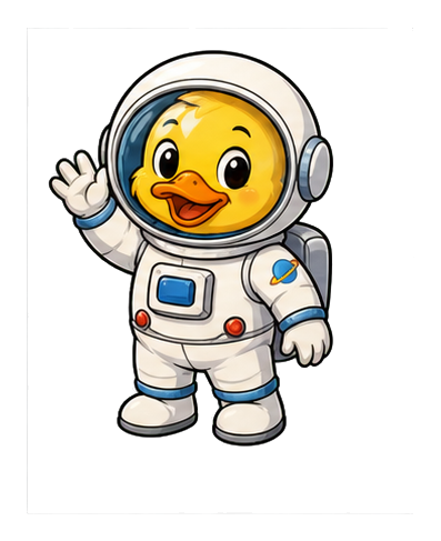 Preview for Astronaut Duck Sticker