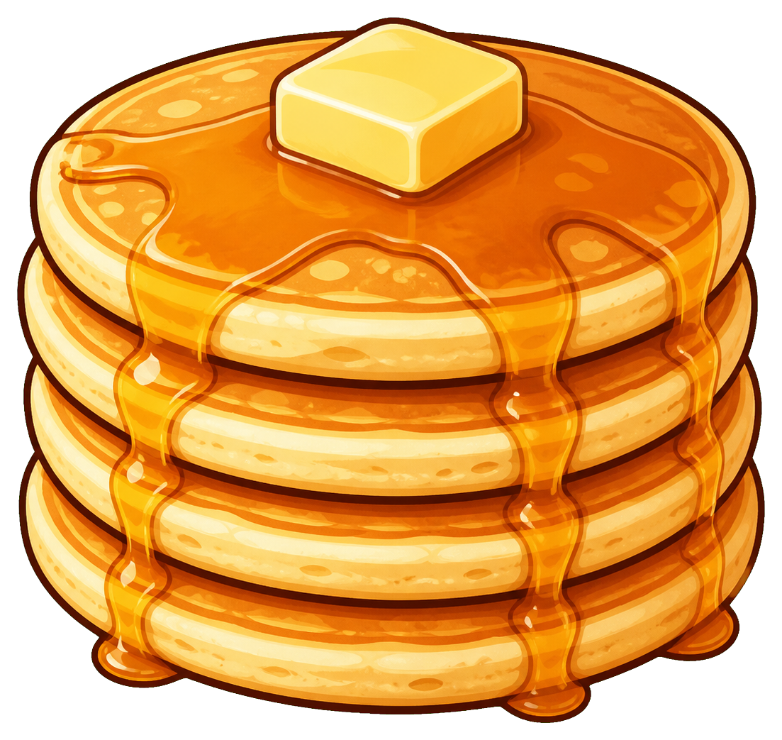 Preview for Pancake Stack Sticker Graphic
