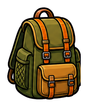 Preview for Backpack Camping Sticker Graphic