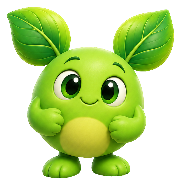 Preview for 3d Friendly Monsters Green Leaf Ears