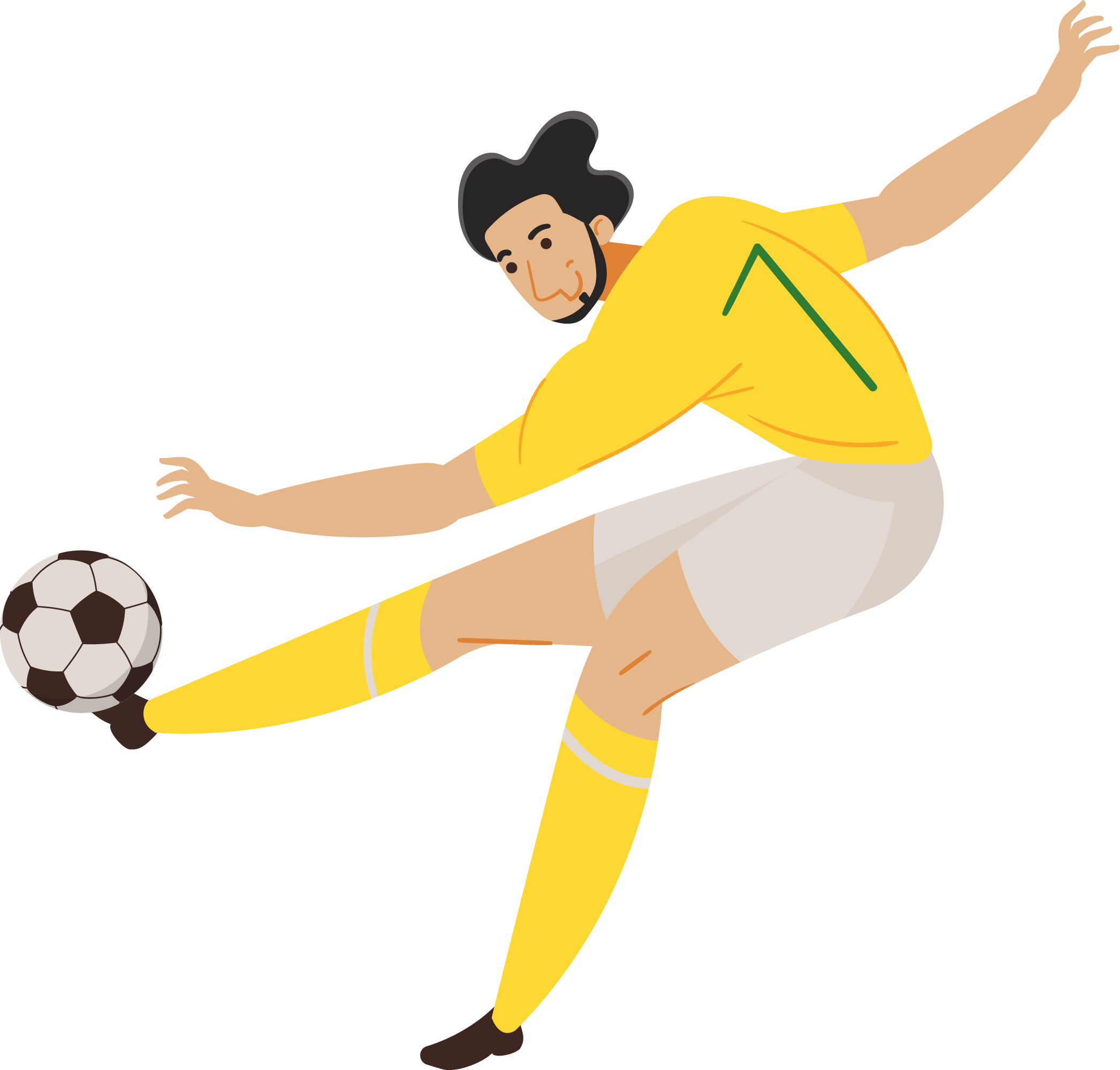 Preview for Soccer-player-kicking-ball-sticker-be5a0