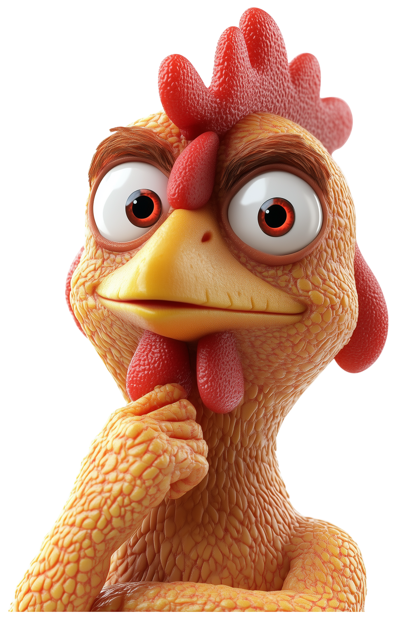 Preview for Cute Chicken Sticker Graphic