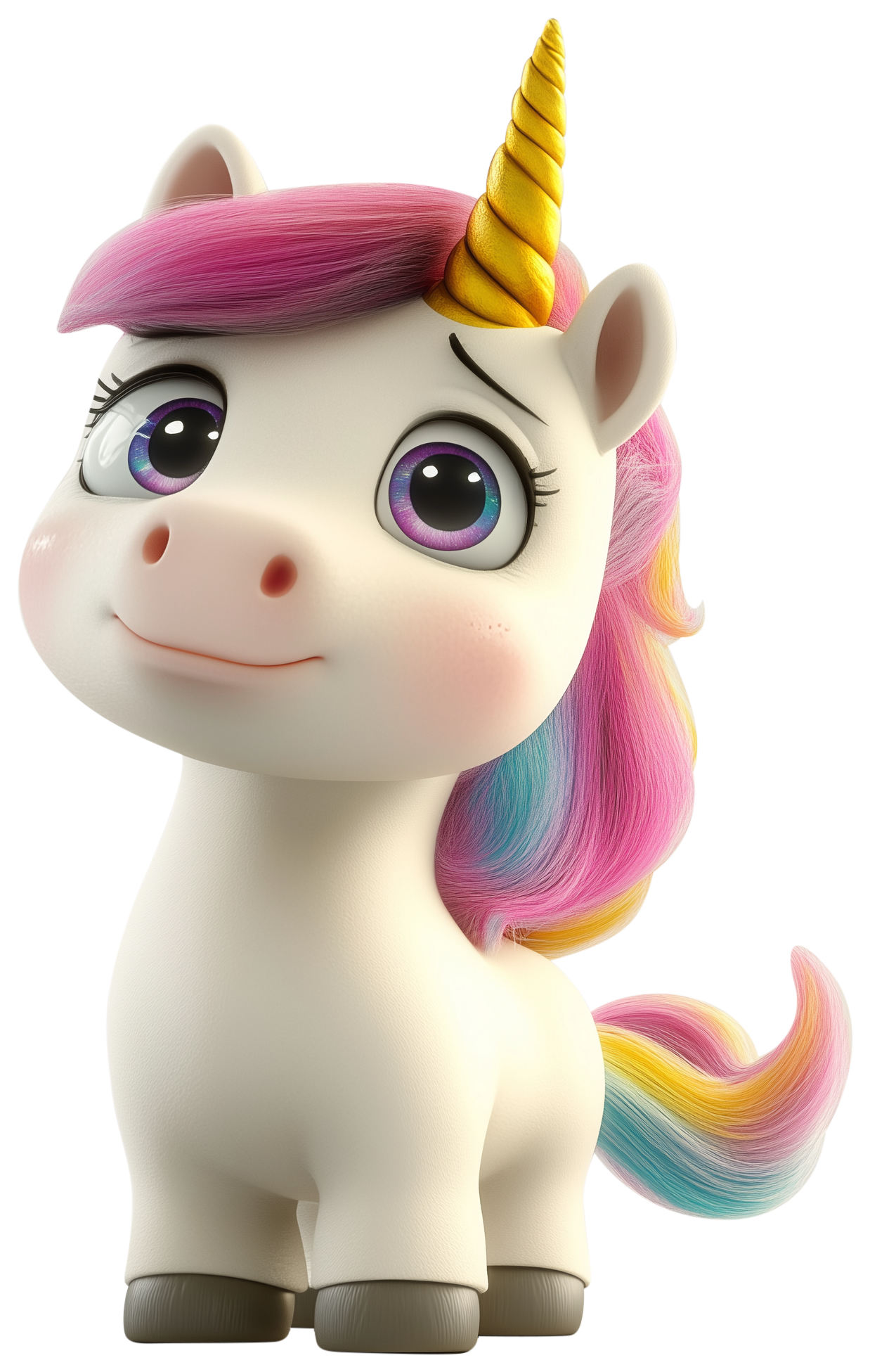 Preview for Cute Unicorn Emoji Sticker