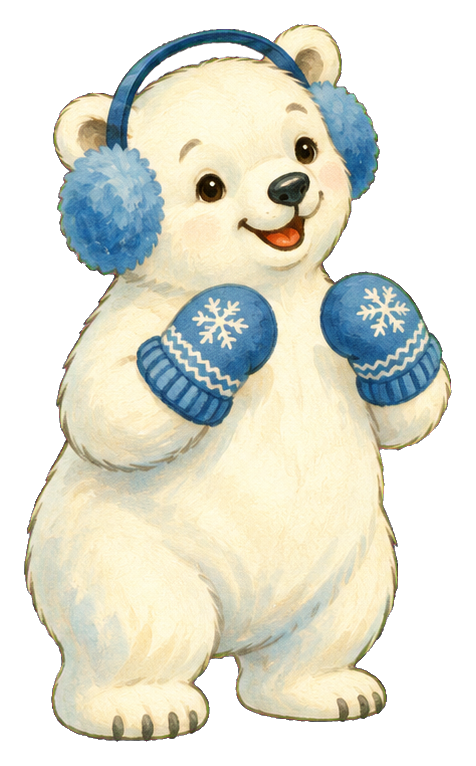 Preview for Polar Bear Earmuffs