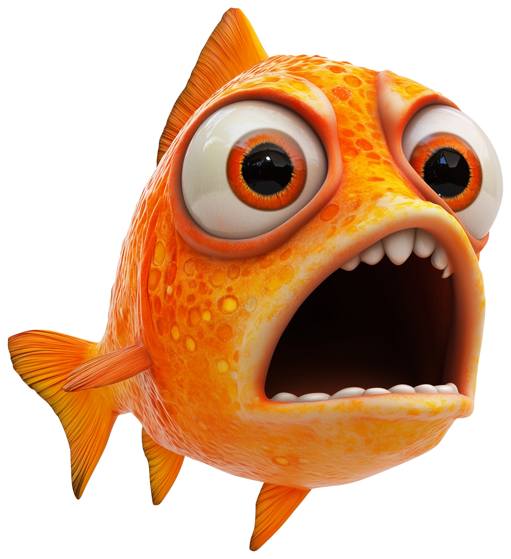 Preview for Gold Fish Emoji Sticker Graphic