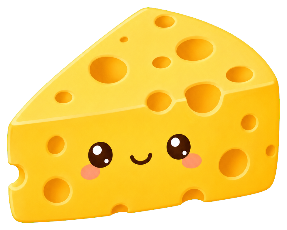Preview for Cute Cheese Sticker For Fun Designs
