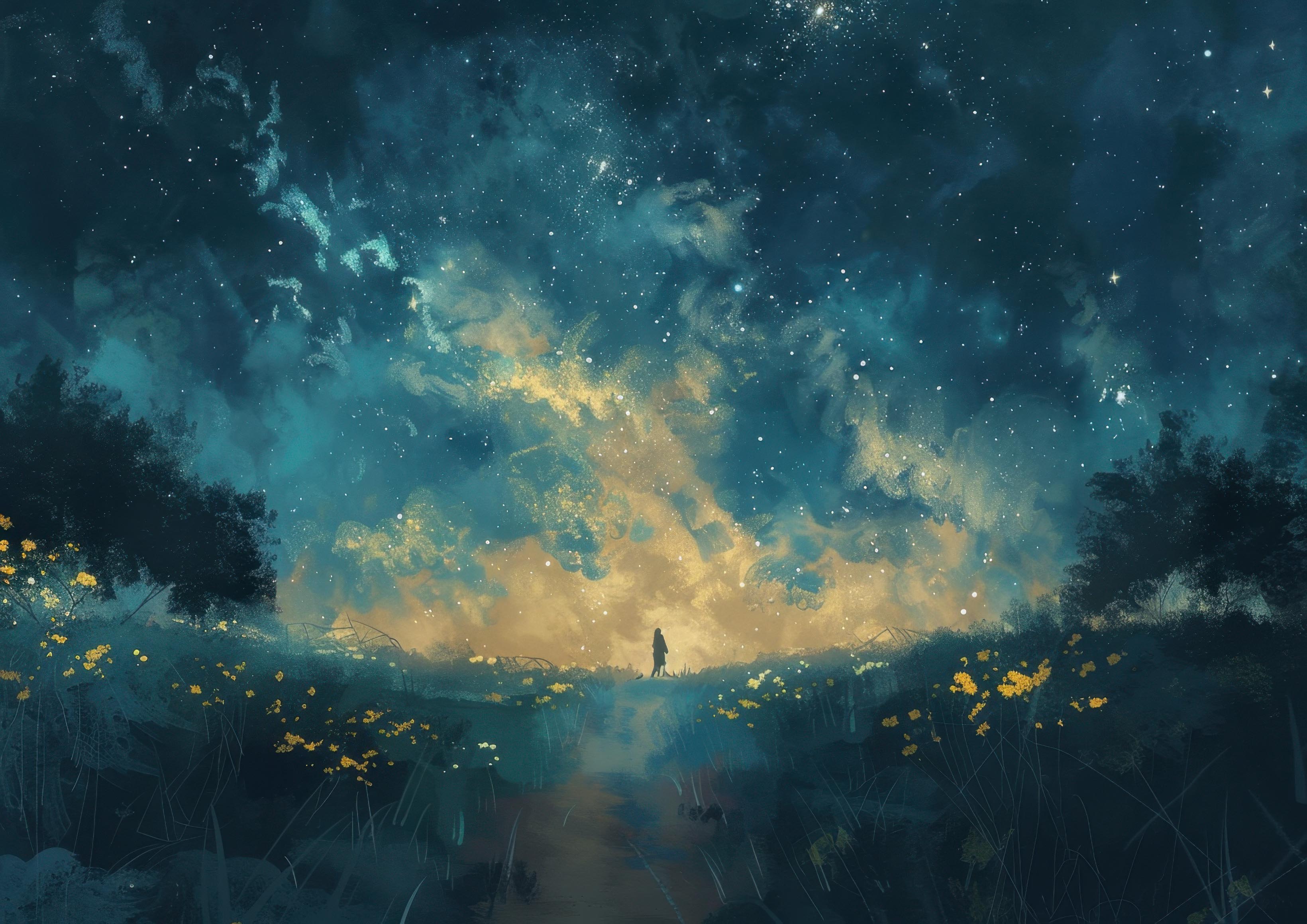 Preview for Mystical-night-landscape-astrophotography-photo-background-12404