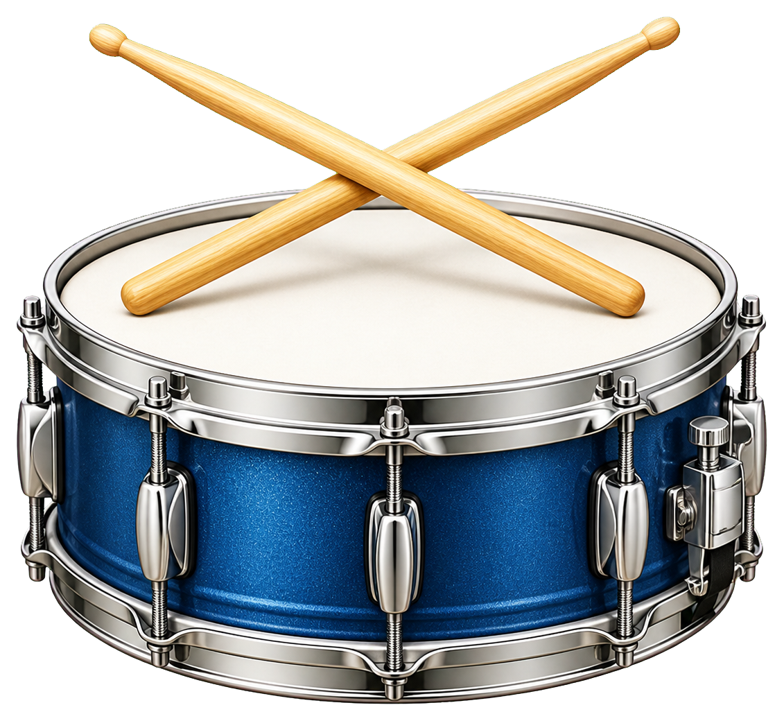 Preview for Snare Drum Sticker For Music Designs