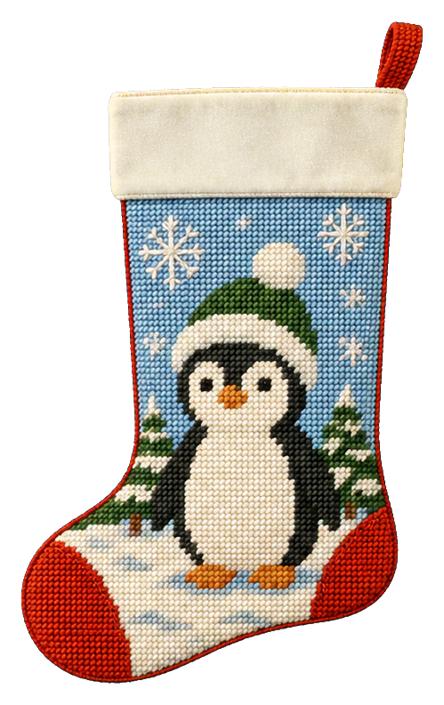 Preview for Penguin Holiday Stocking