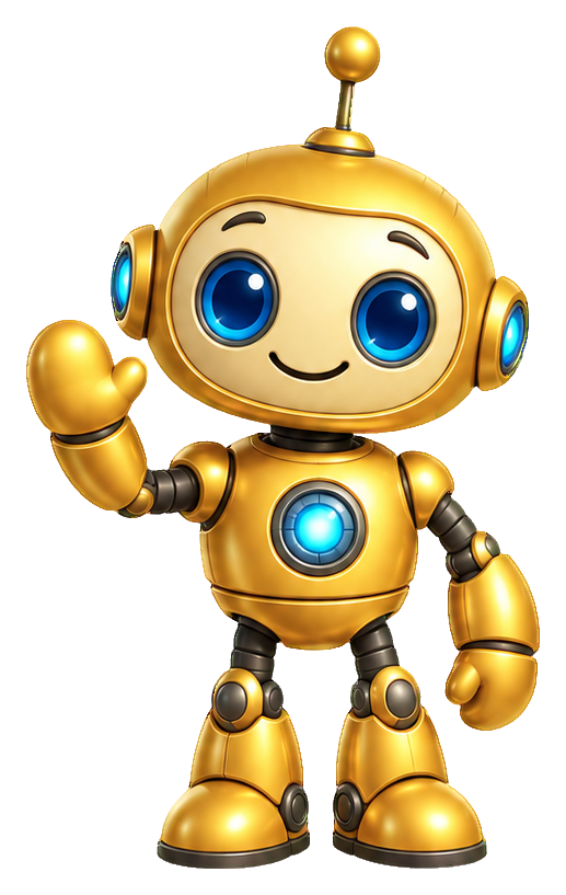 Preview for 3d Playful Robots Waving Robot
