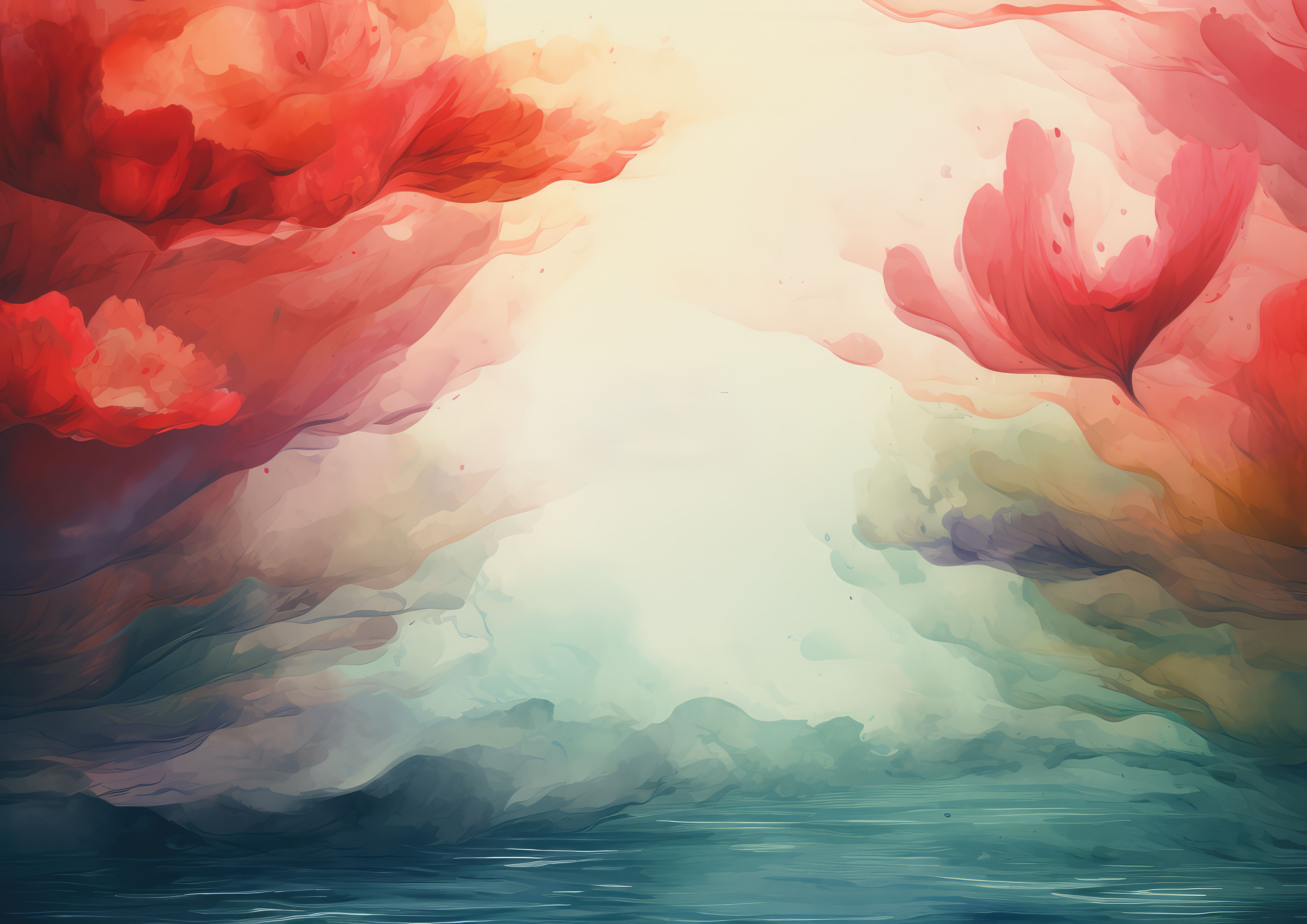 Preview for Abstract-ocean-landscape-background-6613a