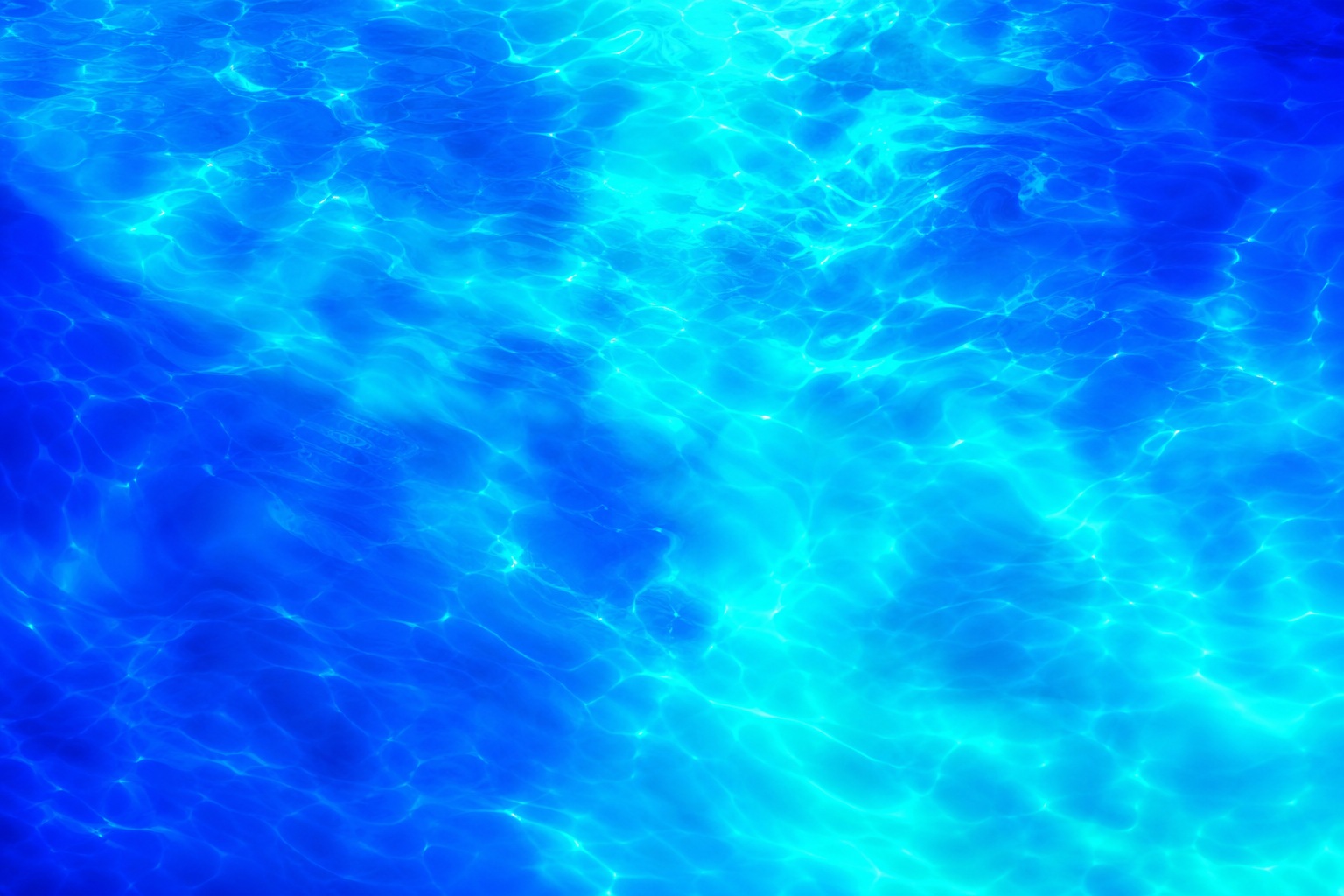 Abstract oceanic blue gradient with glowing cyan and deep reef blue tones.